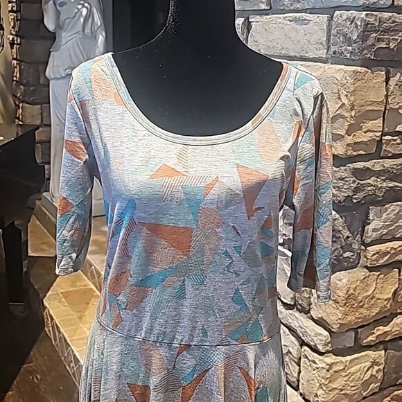 Lularoe Nicole dress size large - Picture 2 of 9